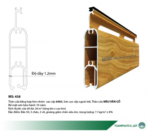 438 vân gỗ