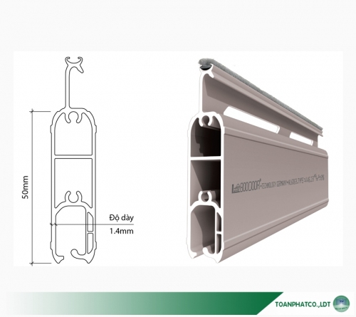 446 cửa cuốn siêu êm giảm chấn 1 chiều