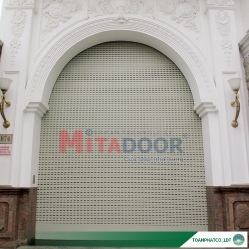 Cửa cuốn nhôm Mitadoor khe thoáng VIS50R